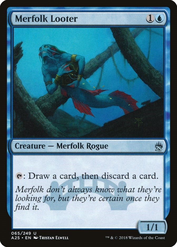 Image for Merfolk Looter (65) (Masters 25) - Magic: The Gathering