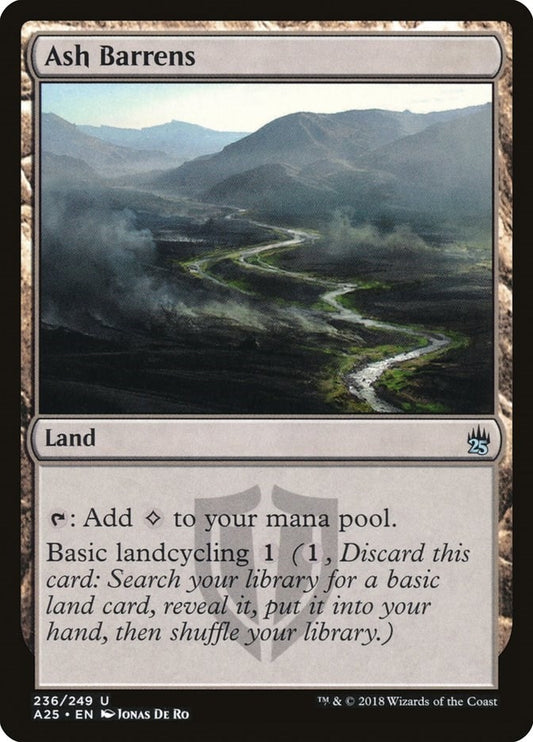 Image for Ash Barrens (236) (Masters 25) - Magic: The Gathering