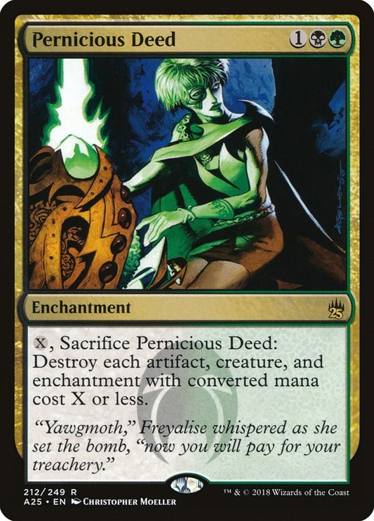 Image for Pernicious Deed (212) (Masters 25) - Magic: The Gathering