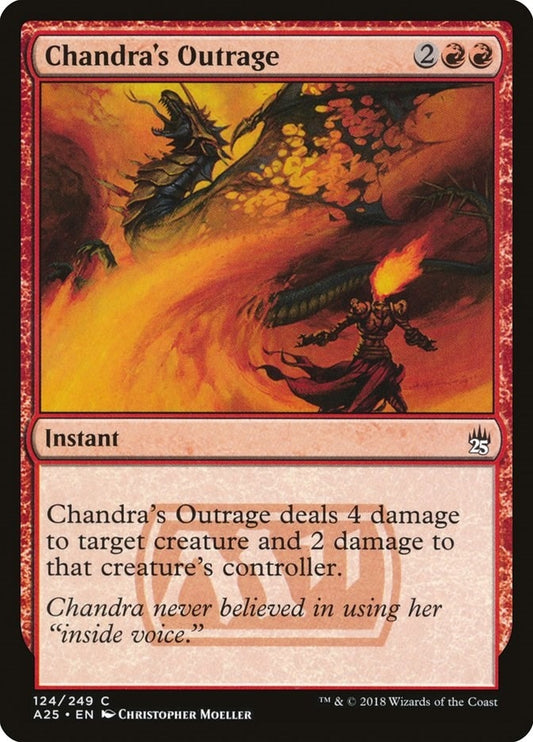 Image for Chandra's Outrage (124) (Masters 25) - Magic: The Gathering
