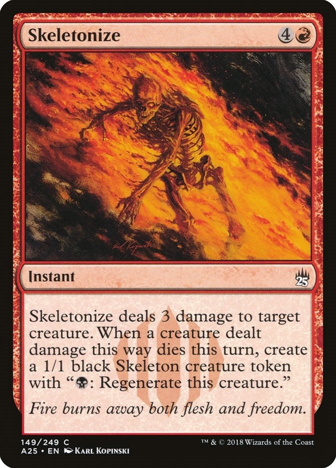 Image for Skeletonize (149) (Masters 25) - Magic: The Gathering