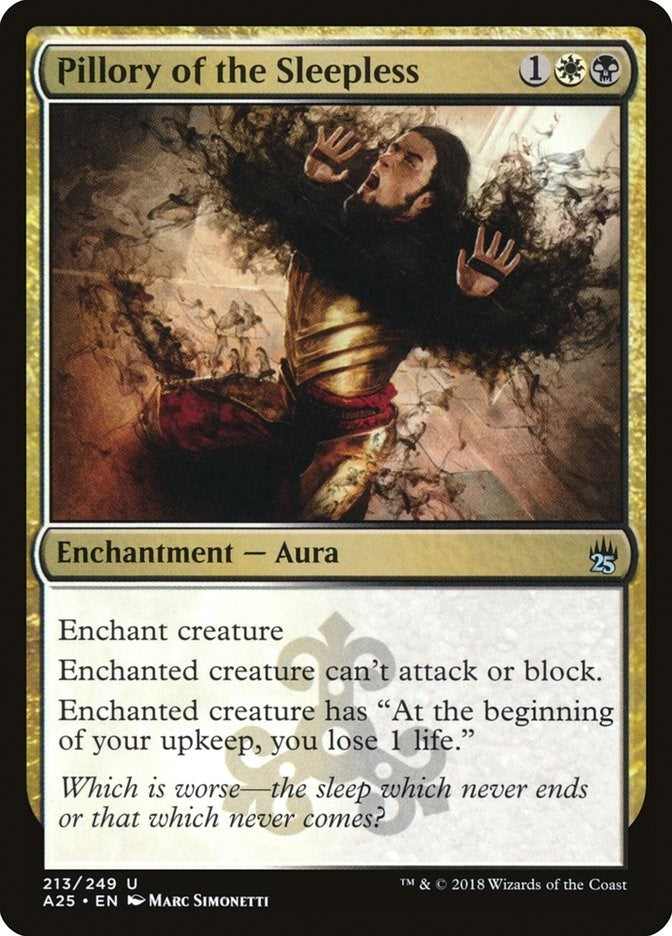 Image for Pillory of the Sleepless (213) (Masters 25) - Magic: The Gathering