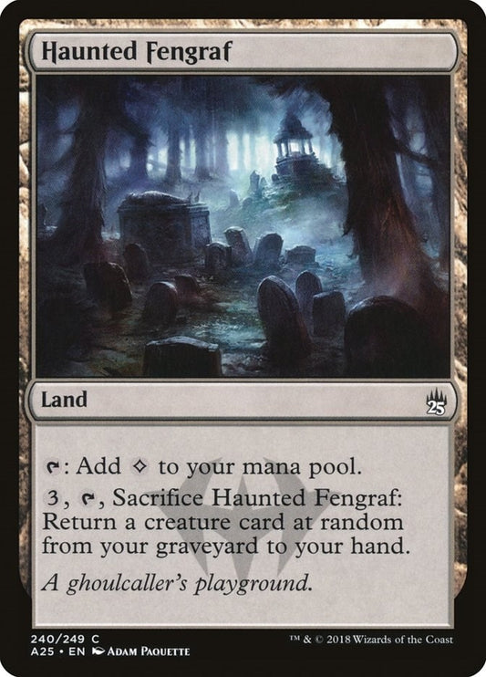Image for Haunted Fengraf (240) (Masters 25) - Magic: The Gathering
