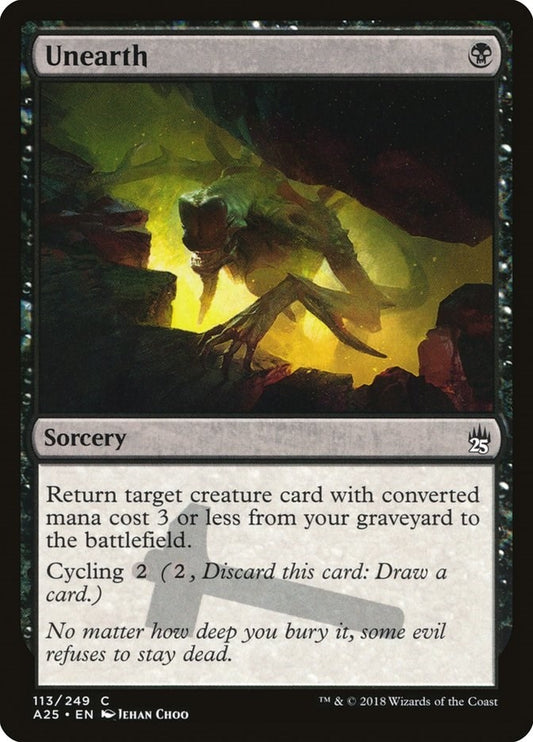 Image for Unearth (113) (Masters 25) - Magic: The Gathering