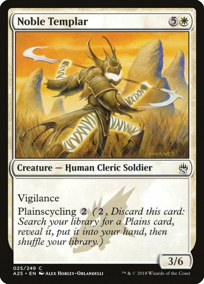 Image for Noble Templar (25) (Masters 25) - Magic: The Gathering