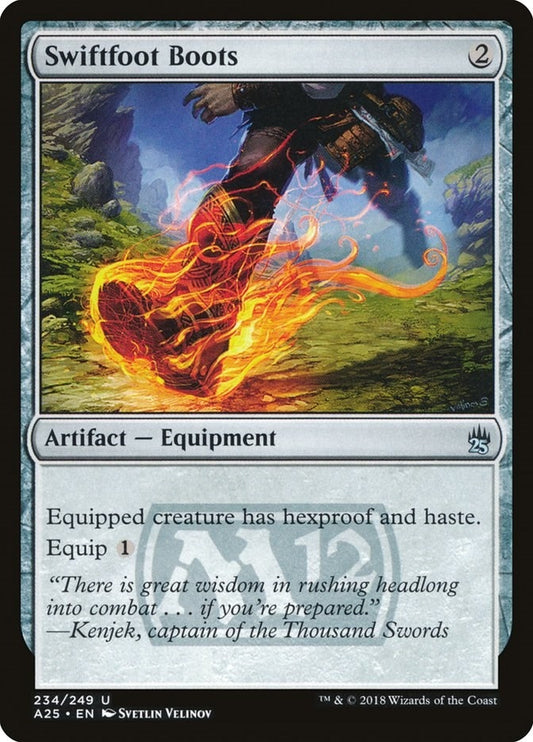 Image for Swiftfoot Boots (234) (Masters 25) - Magic: The Gathering