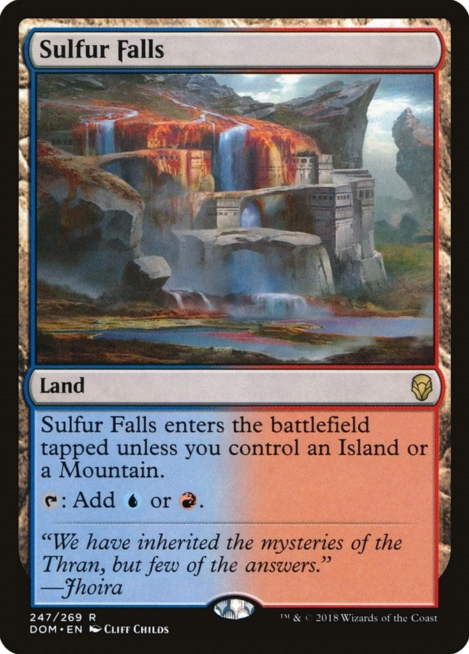Image for Sulfur Falls (247) (Dominaria) - Magic: The Gathering