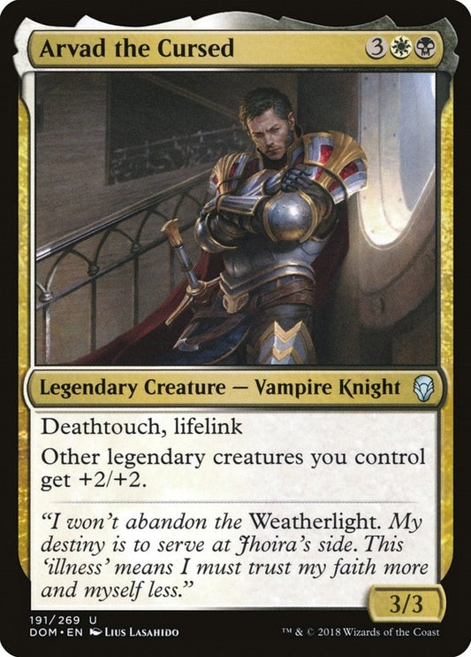 Image for Arvad the Cursed (191) (Dominaria) - Magic: The Gathering