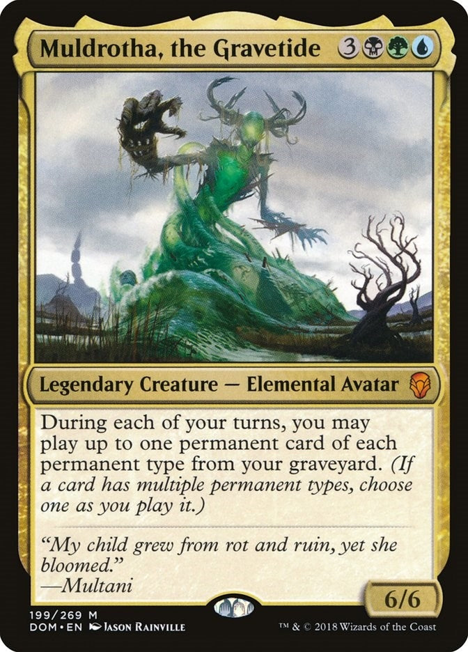 Image for Muldrotha, the Gravetide (199) (Dominaria) - Magic: The Gathering