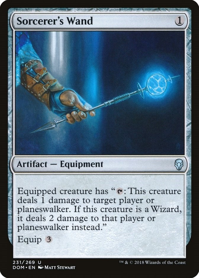Image for Sorcerer's Wand (231) (Dominaria) - Magic: The Gathering