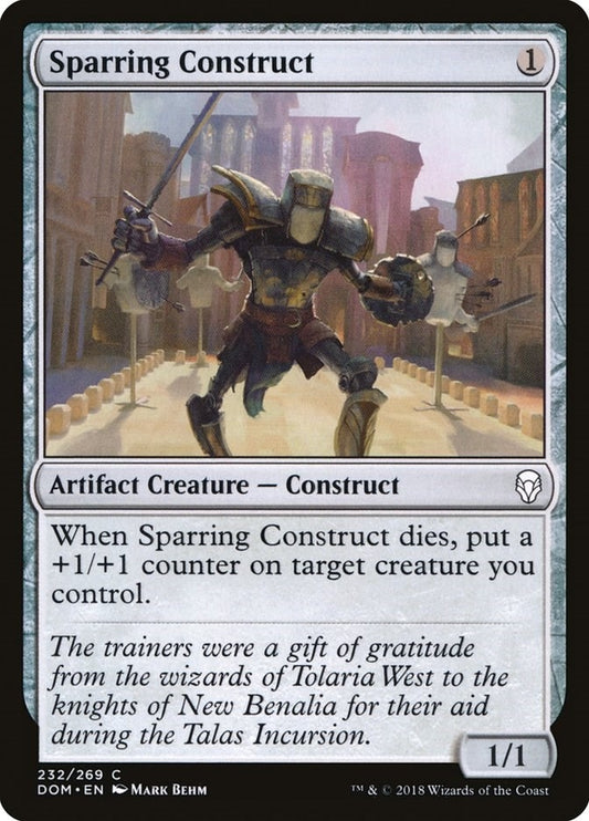 Image for Sparring Construct (232) (Dominaria) - Magic: The Gathering