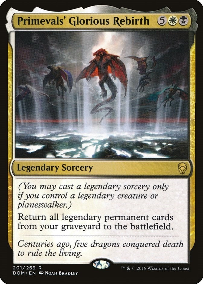 Image for Primevals' Glorious Rebirth (201) (Dominaria) - Magic: The Gathering