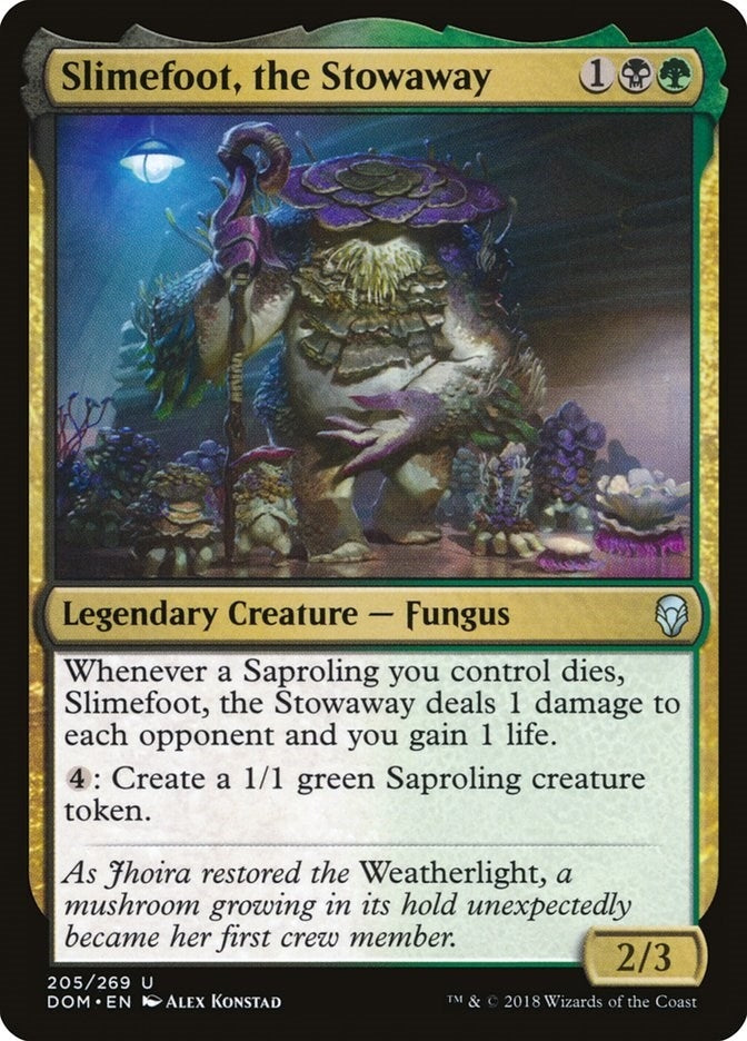 Image for Slimefoot, the Stowaway (205) (Dominaria) - Magic: The Gathering