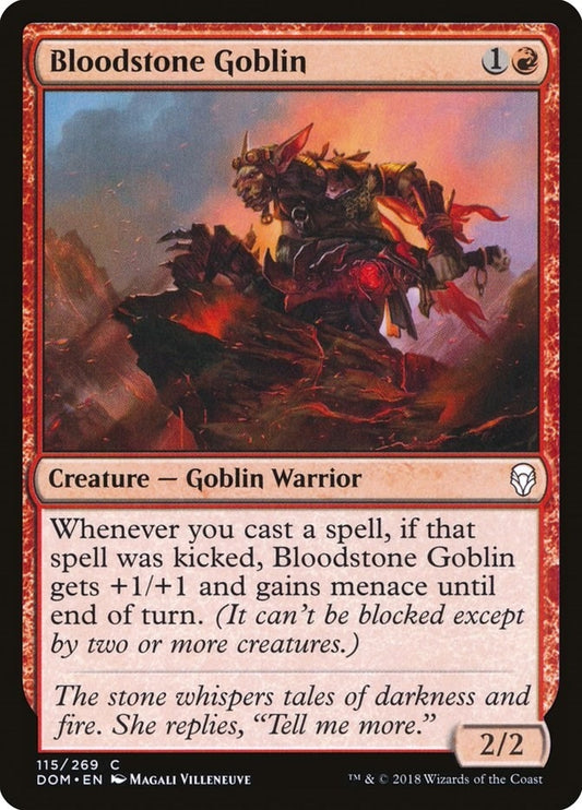 Image for Bloodstone Goblin (115) (Dominaria) - Magic: The Gathering