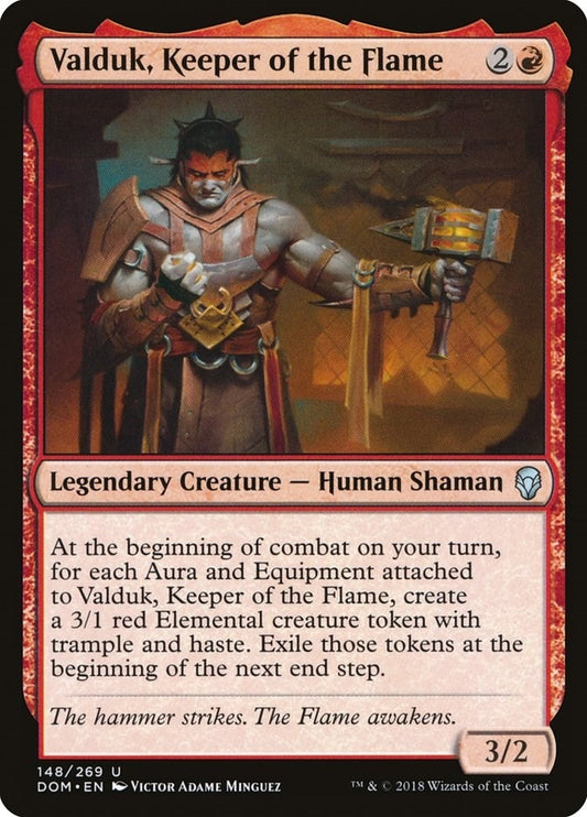 Image for Valduk, Keeper of the Flame (148) (Dominaria) - Magic: The Gathering