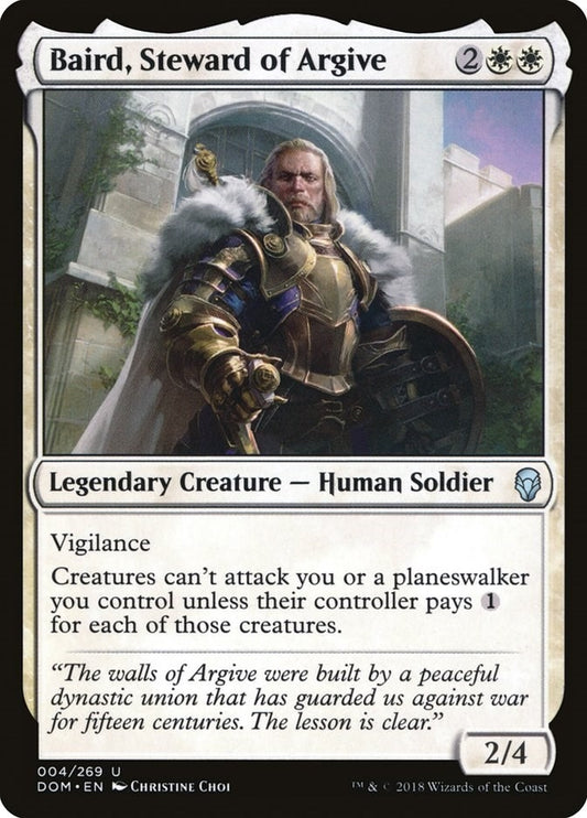 Image for Baird, Steward of Argive (4) (Dominaria) - Magic: The Gathering