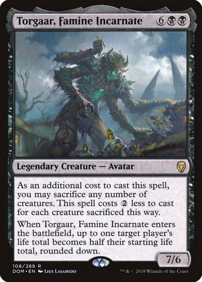 Image for Torgaar, Famine Incarnate (108) (Dominaria) - Magic: The Gathering