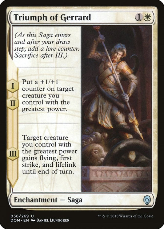 Image for Triumph of Gerrard (38) (Dominaria) - Magic: The Gathering