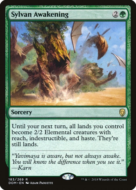 Image for Sylvan Awakening (183) (Dominaria) - Magic: The Gathering