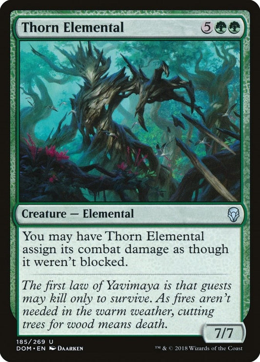 Image for Thorn Elemental (185) (Dominaria) - Magic: The Gathering