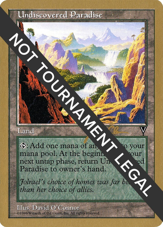 Image for Undiscovered Paradise - 1997 Jakub Slemr (VIS) (World Championship Decks) - Magic: The Gathering