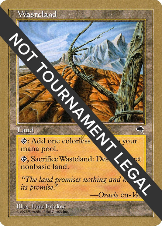 Image for Wasteland - 1999 Jakub Slemr (TMP) (World Championship Decks) - Magic: The Gathering