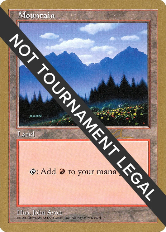 Image for Mountain (433) - 1997 Paul McCabe (5ED) (World Championship Decks) - Magic: The Gathering