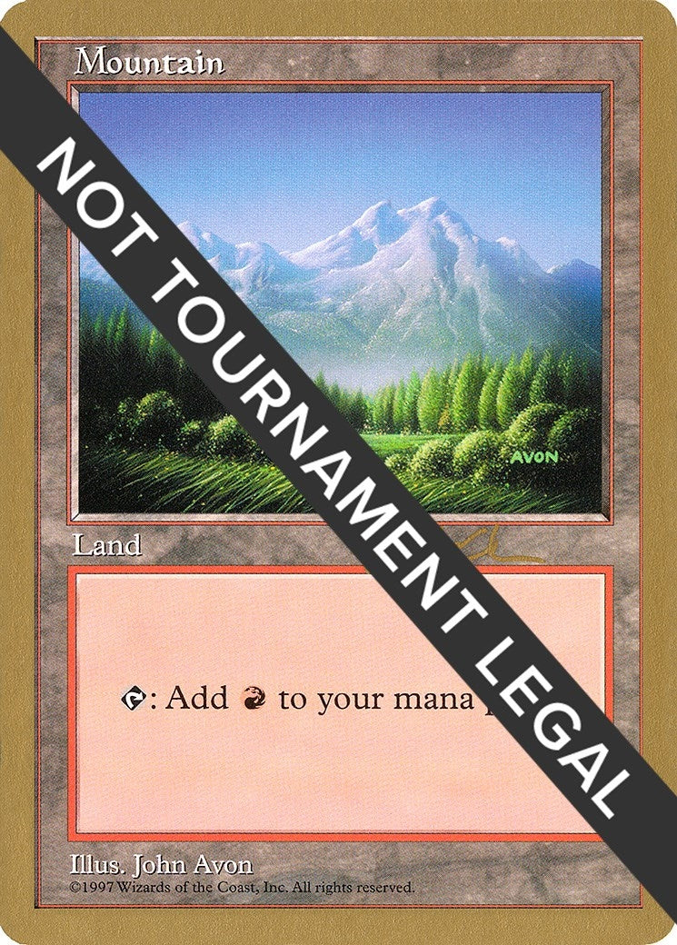 Image for Mountain (431) - 1997 Paul McCabe (5ED) (World Championship Decks) - Magic: The Gathering