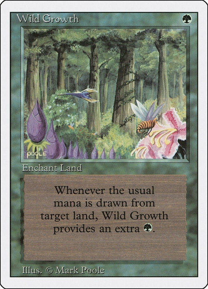 Image for Wild Growth (Revised Edition) - Magic: The Gathering