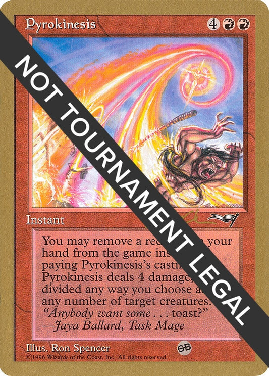 Image for Pyrokinesis - 1997 Paul McCabe (ALL) (SB) (World Championship Decks) - Magic: The Gathering