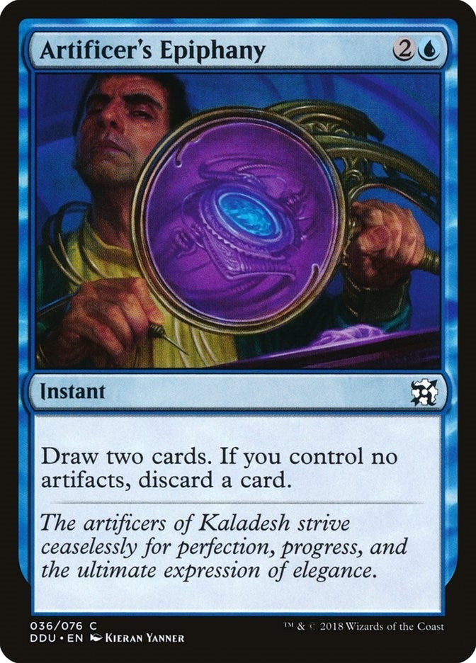 Image for Artificer's Epiphany (36) (Duel Decks: Elves vs. Inventors) - Magic: The Gathering