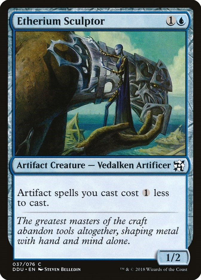 Image for Etherium Sculptor (37) (Duel Decks: Elves vs. Inventors) - Magic: The Gathering