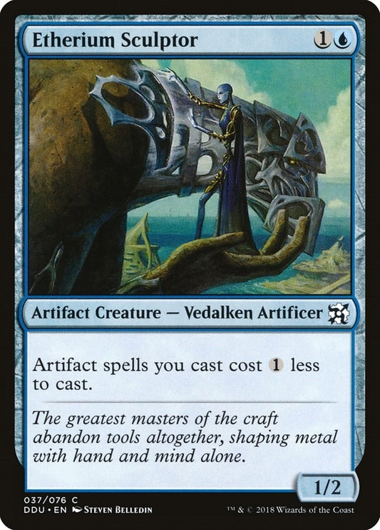 Image for Etherium Sculptor (37) (Duel Decks: Elves vs. Inventors) - Magic: The Gathering