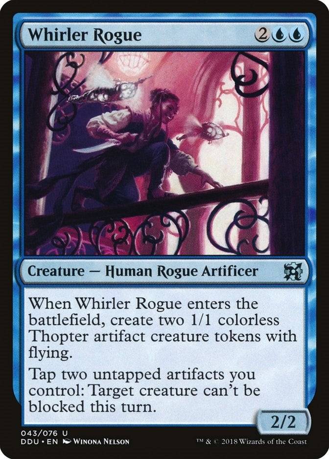 Image for Whirler Rogue (43) (Duel Decks: Elves vs. Inventors) - Magic: The Gathering