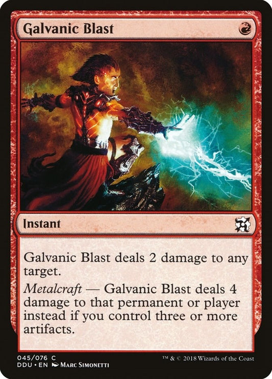 Image for Galvanic Blast (45) (Duel Decks: Elves vs. Inventors) - Magic: The Gathering