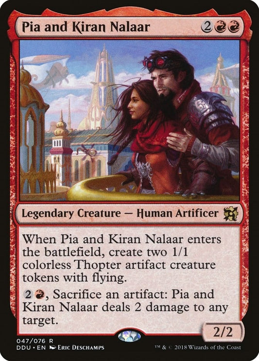 Image for Pia and Kiran Nalaar (47) (Duel Decks: Elves vs. Inventors) - Magic: The Gathering
