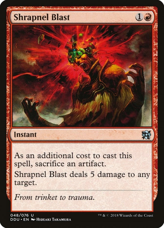 Image for Shrapnel Blast (48) (Duel Decks: Elves vs. Inventors) - Magic: The Gathering