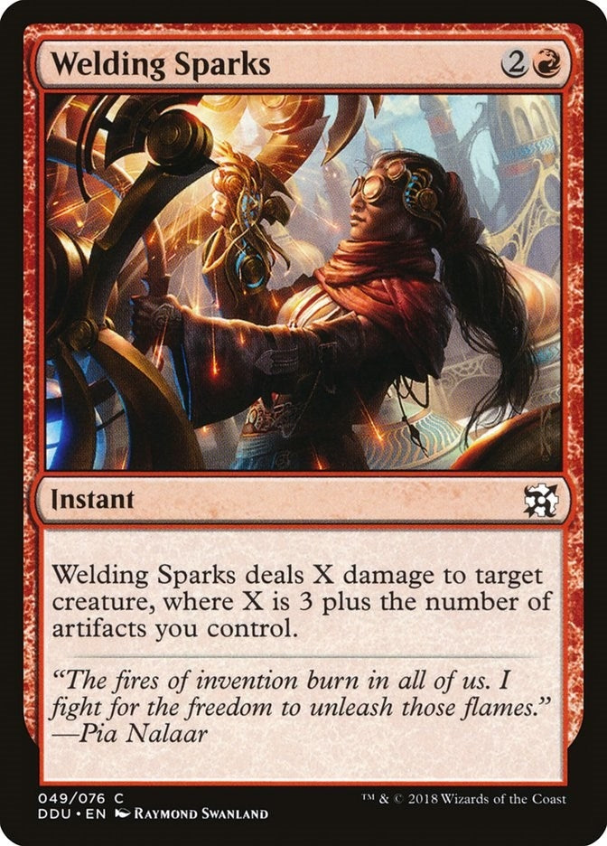 Image for Welding Sparks (49) (Duel Decks: Elves vs. Inventors) - Magic: The Gathering