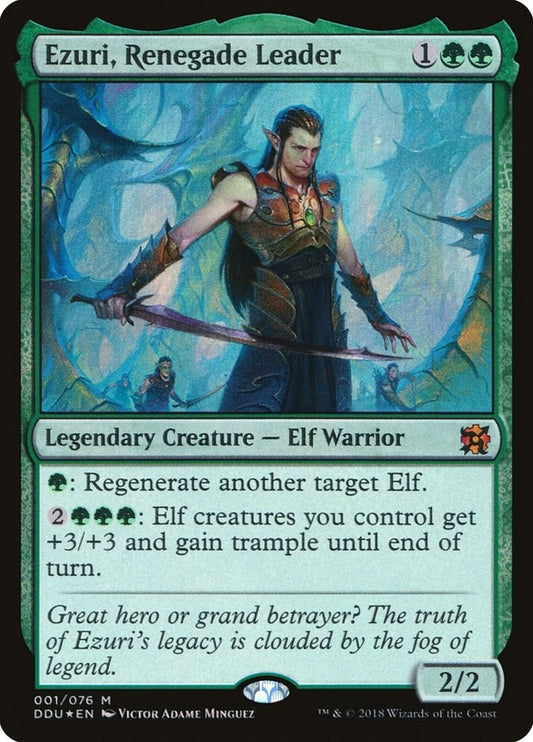 Image for Ezuri, Renegade Leader (1) (Duel Decks: Elves vs. Inventors) - Magic: The Gathering