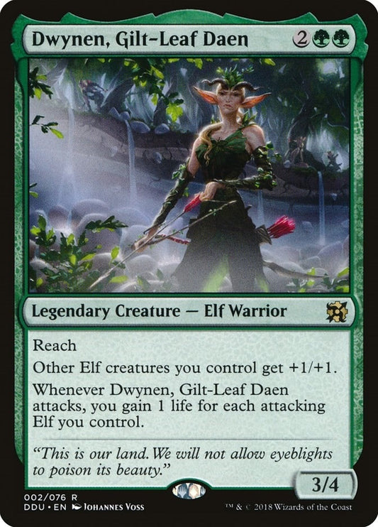 Image for Dwynen, Gilt-Leaf Daen (2) (Duel Decks: Elves vs. Inventors) - Magic: The Gathering