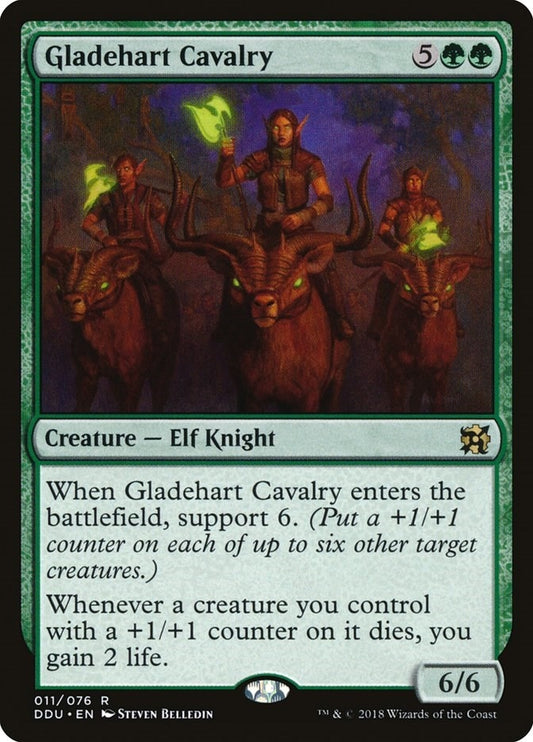 Image for Gladehart Cavalry (11) (Duel Decks: Elves vs. Inventors) - Magic: The Gathering