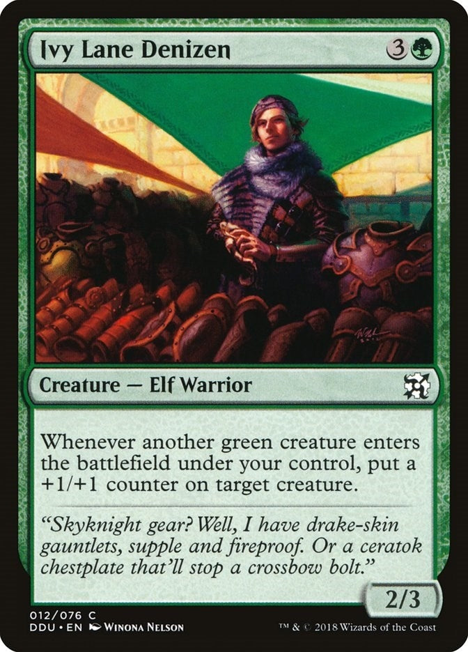 Image for Ivy Lane Denizen (12) (Duel Decks: Elves vs. Inventors) - Magic: The Gathering