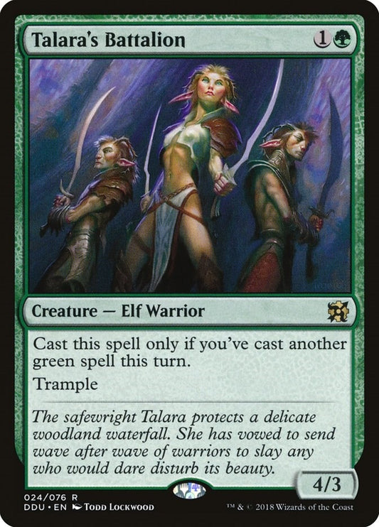 Image for Talara's Battalion (24) (Duel Decks: Elves vs. Inventors) - Magic: The Gathering