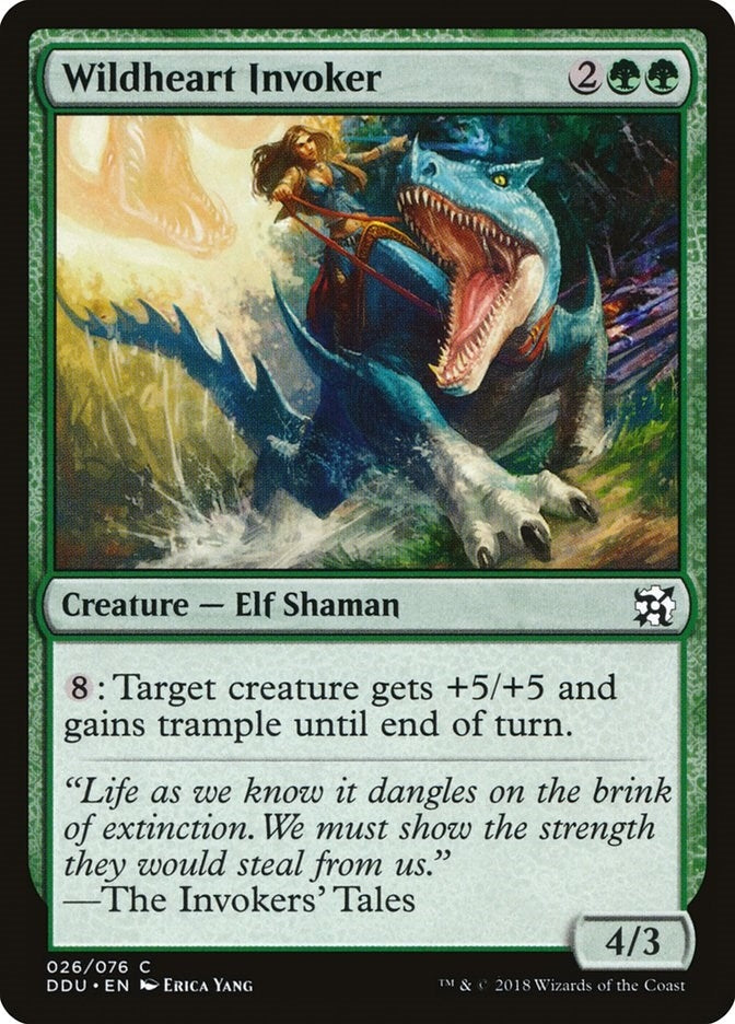 Image for Wildheart Invoker (26) (Duel Decks: Elves vs. Inventors) - Magic: The Gathering