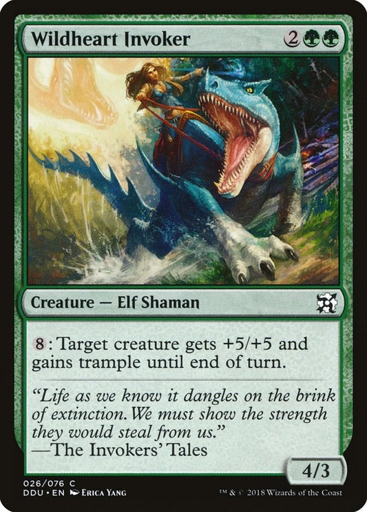 Image for Wildheart Invoker (26) (Duel Decks: Elves vs. Inventors) - Magic: The Gathering