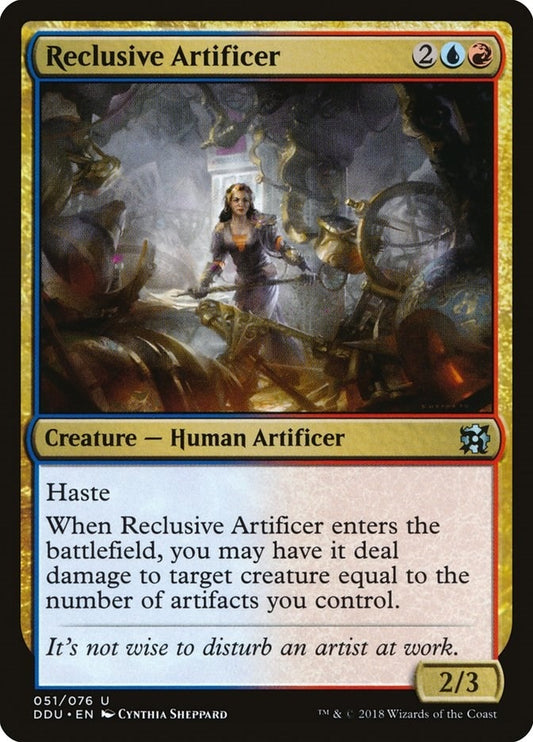 Image for Reclusive Artificer (51) (Duel Decks: Elves vs. Inventors) - Magic: The Gathering