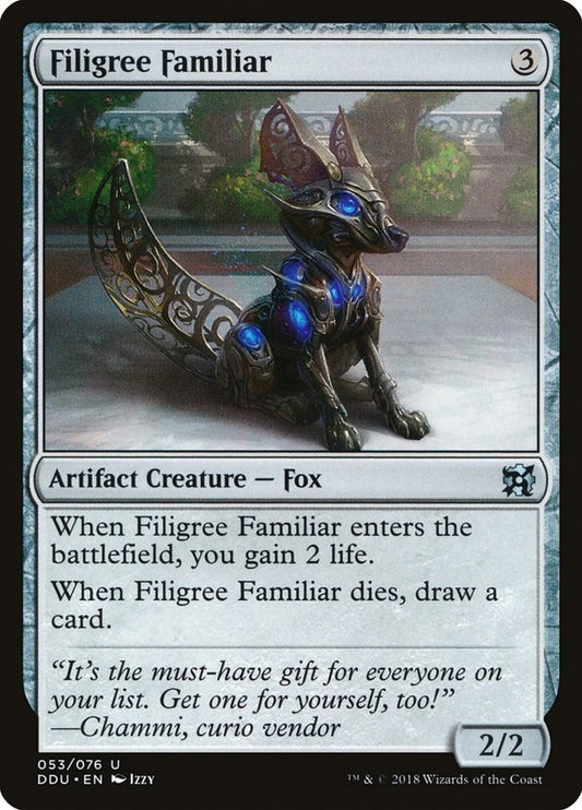 Image for Filigree Familiar (53) (Duel Decks: Elves vs. Inventors) - Magic: The Gathering