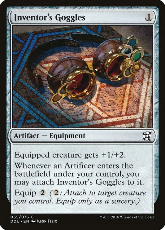 Image for Inventor's Goggles (55) (Duel Decks: Elves vs. Inventors) - Magic: The Gathering