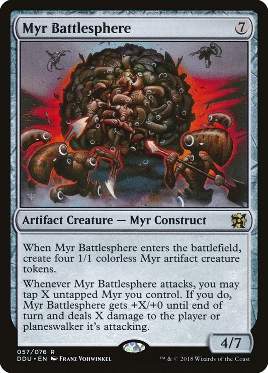 Image for Myr Battlesphere (57) (Duel Decks: Elves vs. Inventors) - Magic: The Gathering