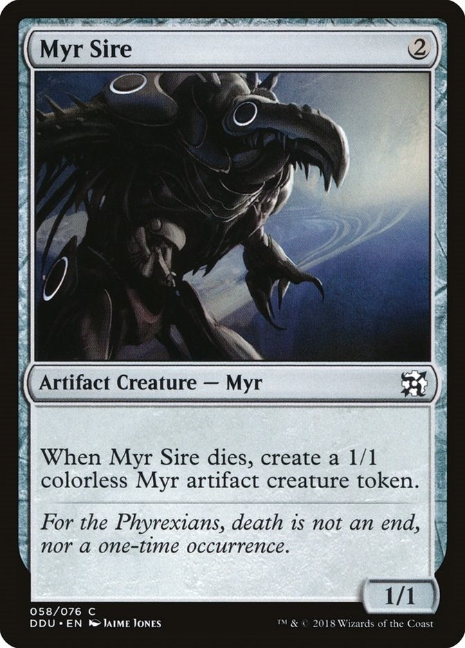Image for Myr Sire (58) (Duel Decks: Elves vs. Inventors) - Magic: The Gathering